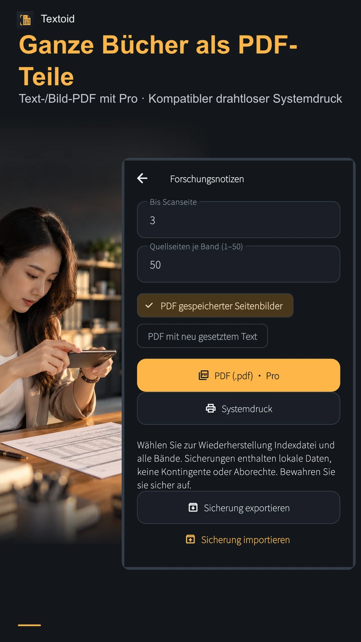 Ganze Bücher als PDF-Teile