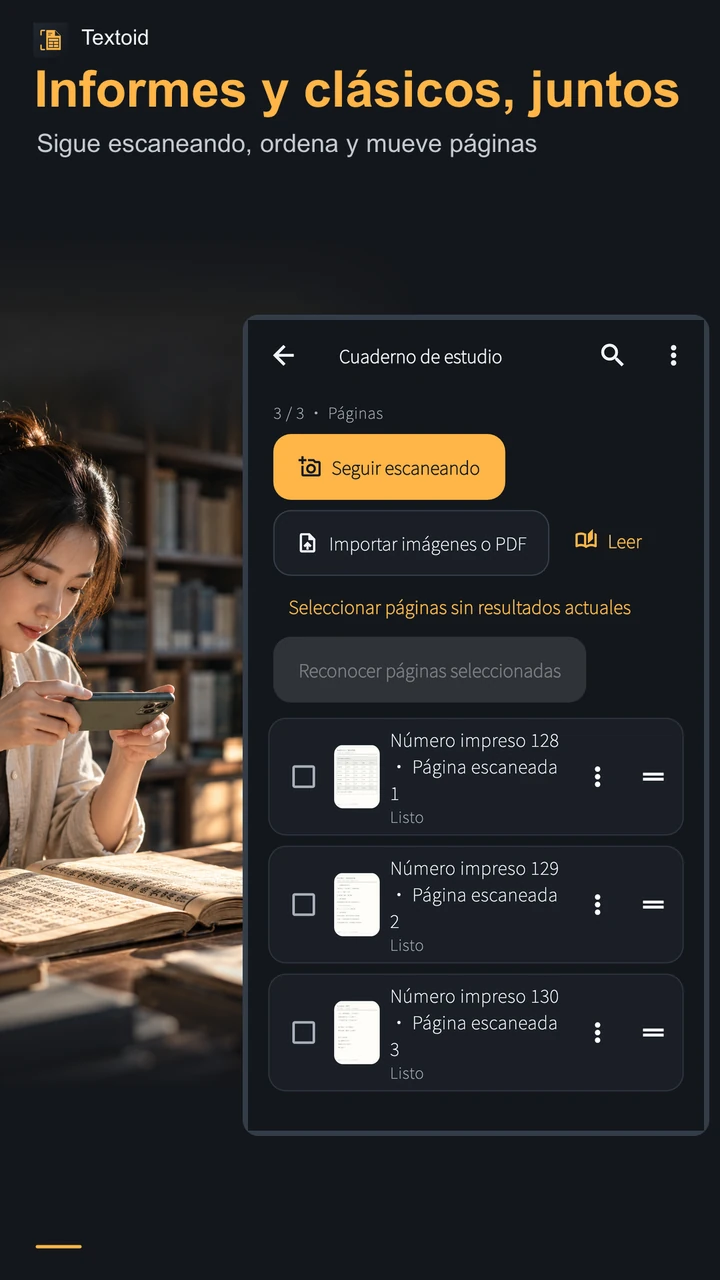 Informes y clásicos, juntos