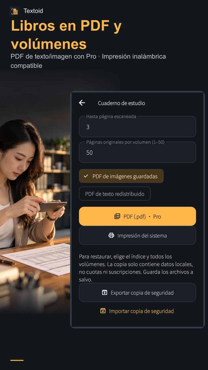 Libros en PDF y volúmenes