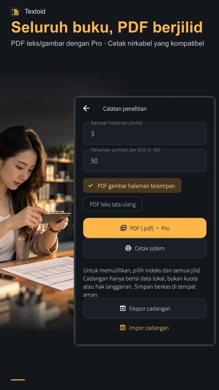 Seluruh buku, PDF berjilid