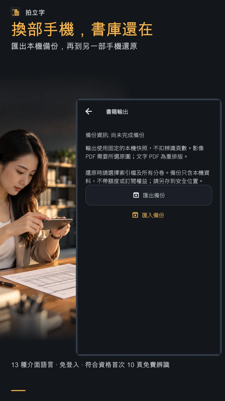 換部手機,書庫還在